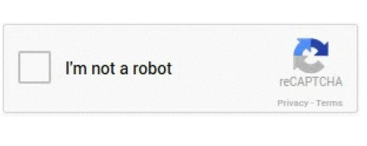 i am not robot google